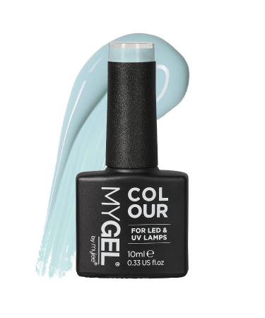 Mylee Gel Nail Polish 10ml Mint Leaf UV/LED Soak-Off Nail Art Manicure Pedicure for Professional Salon & Home Use Green Range - Long Lasting & Easy to Apply MG0063 - Mint Leaf