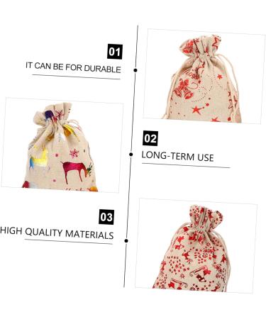 Anneome 1 Set Christmas Bag Calendars Christmas Sto The Xmas Hanging Bag Container Elk - Buy Online on GoSupps.com
