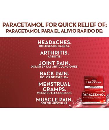 Buy Acetaminophen 325mg Softgels - Fast Pain Relief & Fever Reducer | Extra Strength Liquid Filled Capsules - International Shipping Available - Buy Online on GoSupps.com