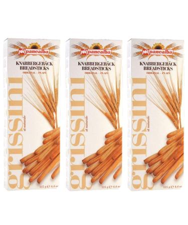 Lot 3x Grissini nature - Panealba - 125g case