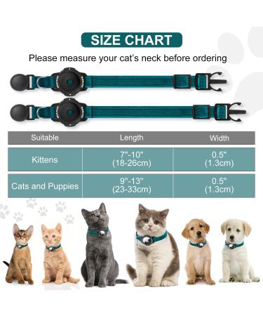 Royal Blue Airtag Cat Collar with Safety Lock & Elastic Band for Kittens (18-26cm) | Shop Now - Buy Online on GoSupps.com
