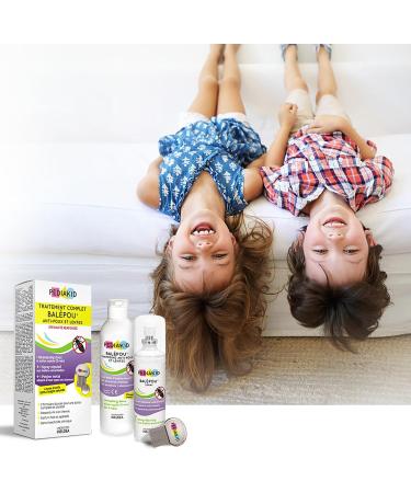 PEDIAKID - Traitement complet Bal pou anti-poux et lentes - 1 Shampoing Anti-Poux et Lentes 200 ml + 1 Spray R pulsif 100 ml + 1 peigne - Lot de 2 - Buy Online on GoSupps.com