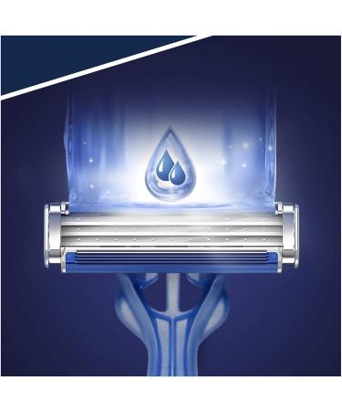 Gillette Blue 3 Smooth Disposable Razors for Men - 8 Pack | Worldwide Shipping Available - Buy Online on GoSupps.com