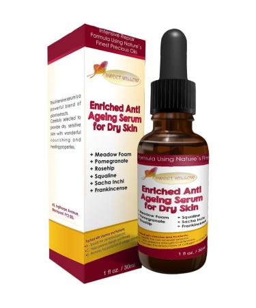 Sweet Willow Vitamin E And Argan Oil Intensive Repair Face Serum For Dry Sensitive Damaged Skin And Scars. Using Nature s Finest Precious Oils