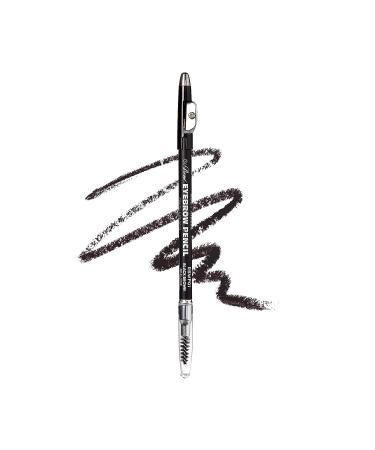 Ruby Kisses GoBrow Eyebrow Pencil 6 PACK Black Brown - Sharpenable, Longwear & Natural-Looking - Long Lasting Wooden Pencil - Buy Online on GoSupps.com