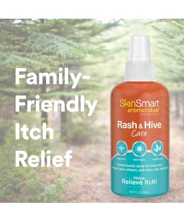 SkinSmart Antimicrobial Rash & Hive Care 8oz Spray - Fast Relief - Buy Online on GoSupps.com