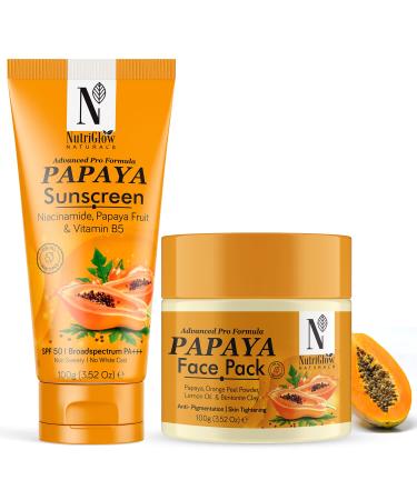 NutriGlow Naturals Advanced Pro Formula Papaya Skin Care Gift Set