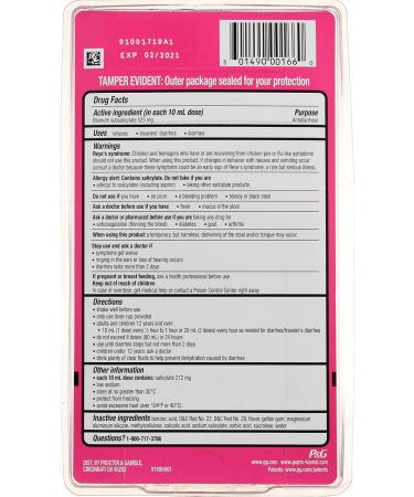 Pepto-Bismol Cherry Diarrhea Liquid - Fast Relief, 4 oz - Buy Online on GoSupps.com