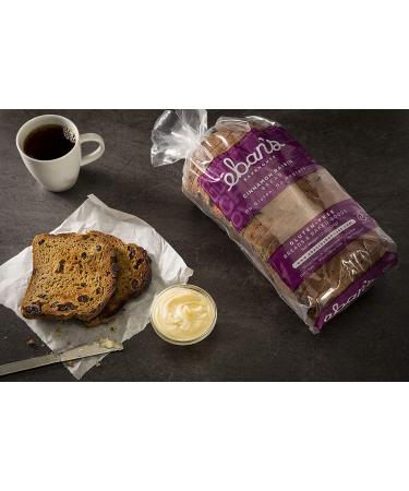 4 Pack Ebans Bakehouse Fresh Baked Gluten-Free Cinnamon Raisin Bread - 100% Natural - Soy, Wheat, Dairy Free - Non-GMO - 22oz Each - Buy Online on GoSupps.com