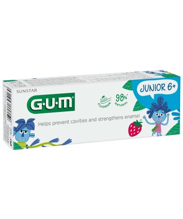 Gum Junior Dentifricio Bambini 7+ | 50 ml | Best Children's Toothpaste for Healthy Smiles - International Shipping Available - Buy Online on GoSupps.com