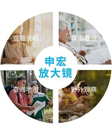 Professional ES Vision aids 30x with Led Round Optical Hd childrenStudents Reading Recognition Elderly Handheld Stationery Office Supplies Full of Stars - Buy Online on GoSupps.com