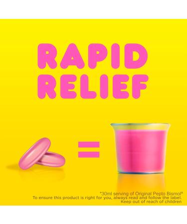 Pepto Bismol Liquicaps Upset Stomach Relief Diarrhea Relief Heartburn Nausea Indigestion Upset Stomach 12 Count - Buy Online on GoSupps.com