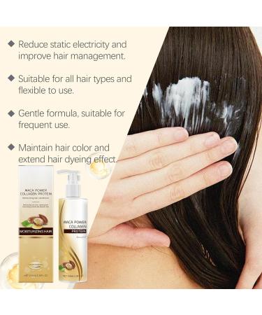 Shantou Yingji Hair rinse with keratin and natural plant extracts rinse conditioner for damaged and weak hair repairs hair damage revives and moisturizes dry hair - Buy Online on GoSupps.com