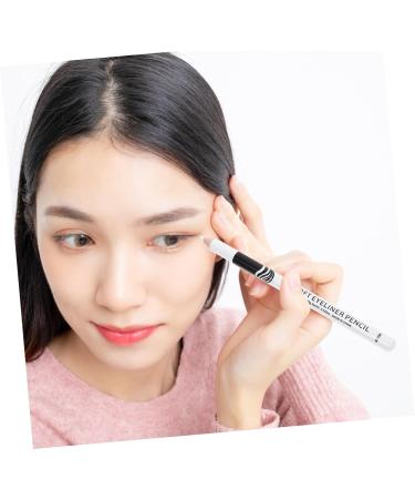 Gogogmee 40 Pcs Lying Silkworm Eyeliner White Makeup Pencil Make up Eyeliner Pen Makeup Eyeliner Wooden Pole - Buy Online on GoSupps.com