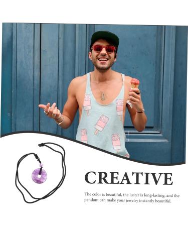 Buy Magiclulu 4-Piece Amethyst Stone Necklace Set - Portable Safety Buckle & Festival Accessories - International Shipping Available - Buy Online on GoSupps.com