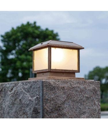 Victorian Solar Outdoor Outdoor Courtyard Garden Decorative Lights Lawn Lights Garden Sensor Light Bronze Finish - Buy Online on GoSupps.com