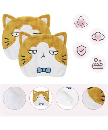 FakeFace Funny Hair Dryer Towel for Kids | Soft Microfiber Headscarf & Turban | Quick-Dry Cat Design - Buy Online on GoSupps.com