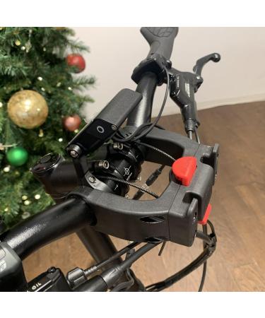 KLICKfix Accessory Handlebar Adapter E - Black Model 0211EB | One Size Without Lock | International Shipping Available - Buy Online on GoSupps.com