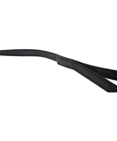 IDC Color & Gray Rubberized Leash - 20mm x 3m with Loop - Black-Grey | Durable & Stylish Pet Leash for International Shipping - Buy Online on GoSupps.com