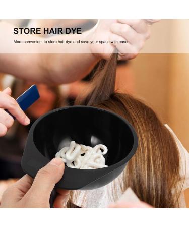 Lurrose 4pcs Hair Dye Bowls - Plastic Color Mixing Tools with Handle for DIY Treatments | Salon & Barbershop Essentials - Buy Online on GoSupps.com
