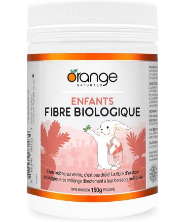 Orange Naturals - Kids Organic Fibre - 150g Powder - Supports Healthy Gut - Promotes Overall Health - Kids Friendly - Tasteless & Mixes Easily - Buy Online on GoSupps.com
