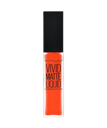 Maybelline New York Color Sensational Vivid Matte Liquid Lipstick Orange Obsession 0.26 fl. oz - Buy Online on GoSupps.com