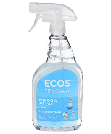 Earth Friendly Products Window Cleaner with Vinegar, 22 Oz