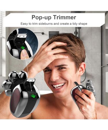 Ultimate 7D Head Shaver for Bald Men - 5 in 1 Waterproof Electric Shaving Kit with LED Display - Buy Online on GoSupps.com