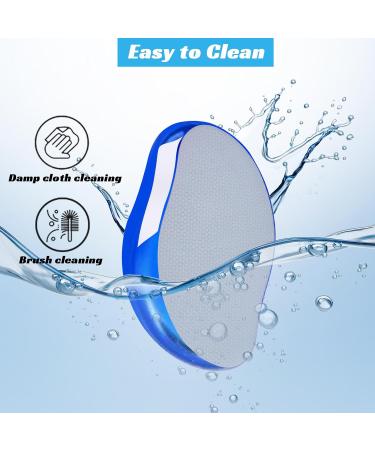 Buy Crystal Hair Eraser - Reusable Hair Removal for Men & Women Exfoliating & Non-Irritant - Smooth Shaving Solution for Arms & Legs - Blue - Buy Online on GoSupps.com