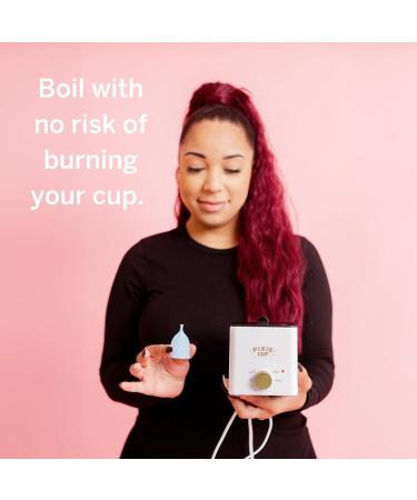 Pixie Menstrual Cup & Disc Boiler Sterilizer - Effortless Cleaning Kills 99.9% Germs | Eco-Friendly Period Care - Buy Online on GoSupps.com