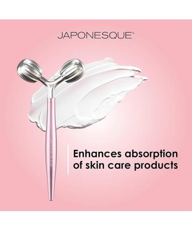 JAPONESQUE SKINTherapy V Roller - Lymphatic Drainage Facial Tool for Massage & Skincare Absorption - Buy Online on GoSupps.com