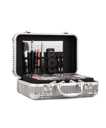 Ultimate Makeup Kit Gift Set for Adults & Girls | Full Beginner Makeup Essentials - Eye Shadow Blush Lip Gloss & More (Houndstooth - Buy Online on GoSupps.com