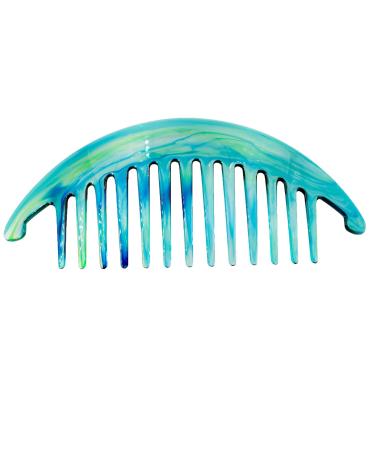 Buy XL Ocean Green Blue Comb - 1pc + 1 Pair (2pcs) 14x7cm - Made in Germany | WeLoveBeads - International Shipping - Buy Online on GoSupps.com