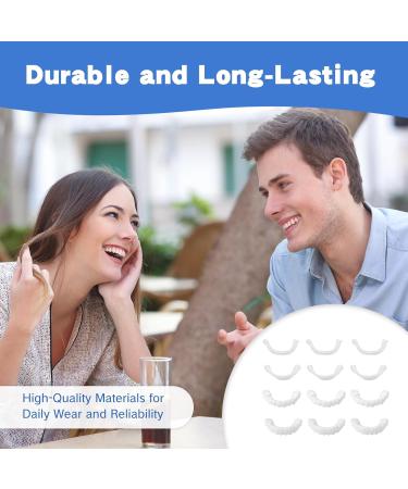 YAFIYGI 3 Pairs Fake Dentures Temporary Denture Teeth Snap-On Top and Bottom Teeth Covers for Men and Women Instant Confidence Smile Fix Easy-to-Use Fake Teeth for Missing or Broken - Buy Online on GoSupps.com