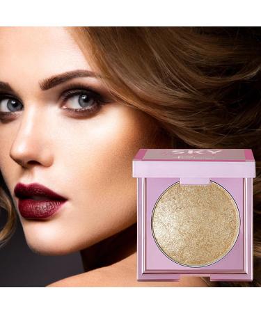 Face Highlighter | 8g Water Resistant Eyelids Highlighting Powder | Long Wear Cosmetics for Collarbone Body Arms Legs Brightening Highlighter for Easter Tmay #03 - Buy Online on GoSupps.com