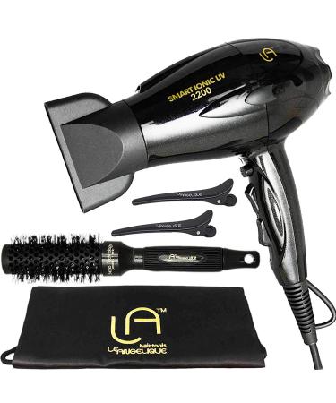 Professional Le Angelique Smart Ionic UV 2200 Black Hair Dryer 1875 W (Black)