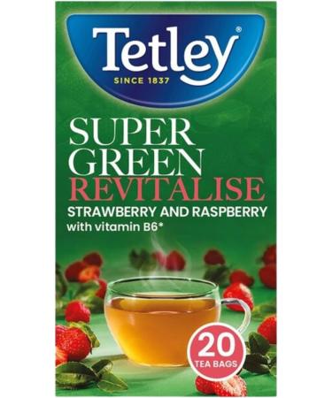 Tea Bundle Consisting of Tetley Super Fruit Tea Mixed Bundle - Peach & Orange Summer Berry Strawberry & Raspberry Blueberry & Raspberry 20 Per Pack (4 Pack) - Buy Online on GoSupps.com