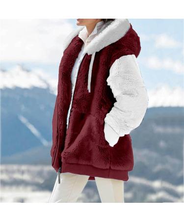 Shop Hanxiulin Women's Fleece Plush Hoodie - Elegant Windproof Coat & Thick Quilted Jacket - Buy Online on GoSupps.com