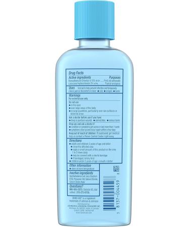 Band Aid Brand First Aid Antiseptic Wash - Pain Relief & Germ Kill 6 Fl Oz (Pack of 6) - Ideal for Wound Care - Buy Online on GoSupps.com