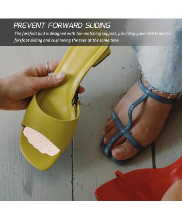 5 Pairs Anti Slip Stickers for High Heels - Metatarsal Foot Pads for Women's Sandals - Non-Slip Pigskin Cushion for Comfortable High Platform Sandals - Buy Online on GoSupps.com