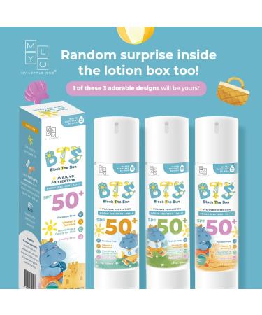 MyLO BTS SPF 50 Sunscreen | Broad-Spectrum UVA & UVB Protection | Nourishing Moisturizer for All Skin Types | Paraben-Free & Water Resistant | 30ml - Buy Online on GoSupps.com