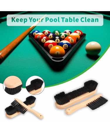7-Piece Pool Table Brush Set with 2 Brushes, Cue Shaft Cloth, 12 Cue Chalk Cubes, 20 Accessories - Buy Online on GoSupps.com