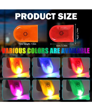 Delamiya 6-Piece LED Clip Flashing Reflective Safety Light for Kids | 2 Modes Perfect for School Bags Backpacks Hiking Jogging - Buy Online on GoSupps.com