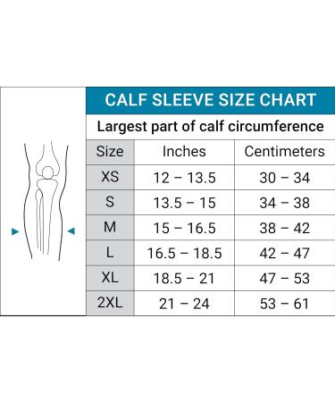 Buy BioSkin Calf Sleeve - Medical-Grade Compression for Shin Splints Pain Relief & Enhanced Performance | Hypoallergenic & Breathable (XXL - Buy Online on GoSupps.com