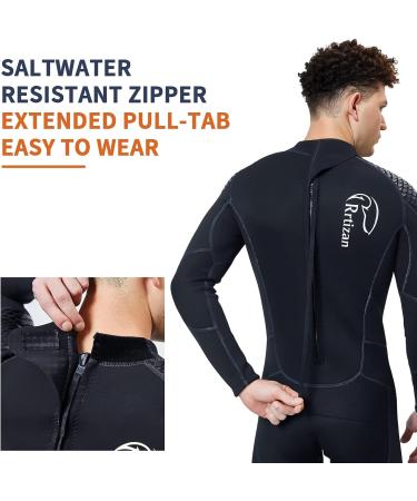 Rrtizan 3mm Men's Wetsuit - Full Body Diving Suit for Cold Water Activities - Buy Online on GoSupps.com