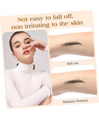  VINTORKY 2 Pairs Simulation Eyebrow Stick On Eyebrow Stencil Beauty Eyebrow Stickers Hair-Eyebrow False Eyebrow Sticker 3D Waterproof - Buy Online on GoSupps.com