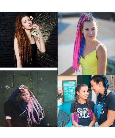 Traziewell Blue Hair Extensions Braiding Hair Accessories for Women Braid Hair Extension High Temperature Synthetic Fiber Twist Hair Pieces 1905 FH001905 L - Buy Online on GoSupps.com