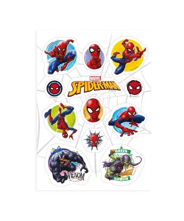Dekora for Spiderman fans Edible Cake Cupcake Decorations 12 Designs Licenced Product.