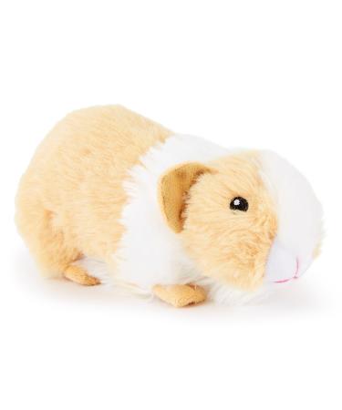 Zappi Co 100% Recycled Plush Guinea Pig Toy (15cm Length) Stuffed Soft Cuddly Eco Friendly animals Collection For New Born Child First kid