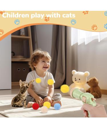 Collazoey 50 Cat Toy Balls - Plush Interactive Launcher & Silent Colorful Balls for Indoor Cats - Buy Online on GoSupps.com